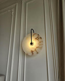 Alabaster Wall Sconce | Vintage Alabaster Lamp | Sconces For Bedroom