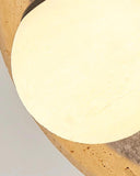 Travertine Moon Wall Lamp | Articulating Wall Sconce | Decorative Wall Light