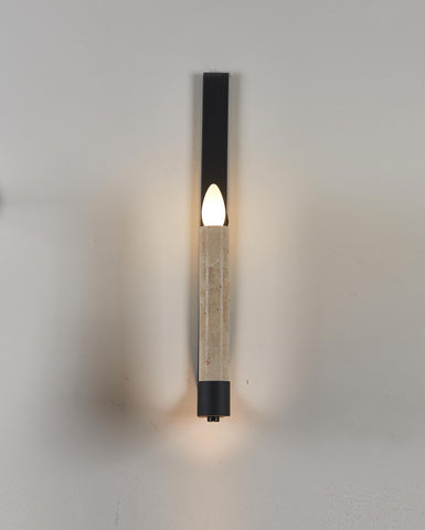 Candle Light Sconces | Wall Mounted Lights | Travertine Wall Sconce