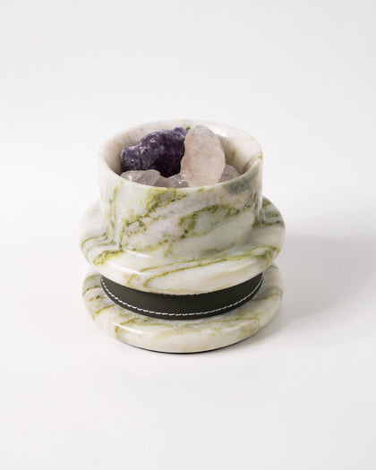 Marble Candle Holders | Candle Stand Holder | Green Forest Candle Holders