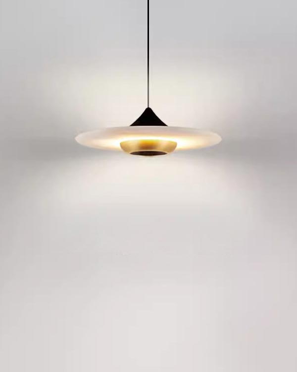 Alabaster Flying Saucer Chandelier | Vintage Alabaster Chandelier | Alabaster Light Pendant