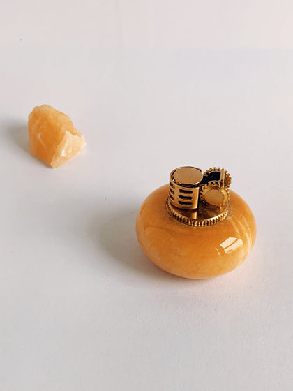 SPARK-Orange Onyx Lighter | Exquisite Kerosene Lighter | A Touch of Warm Elegance