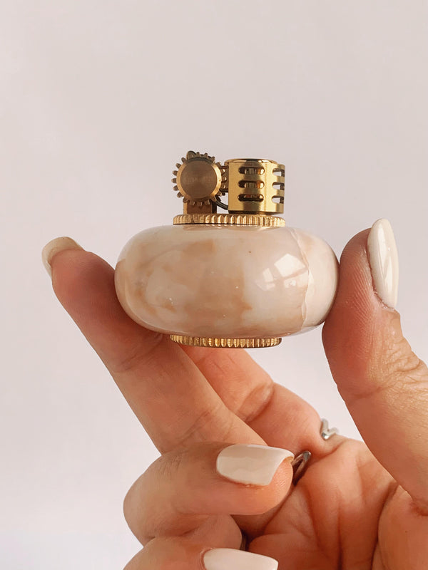 SPARK-Pink Rose Lighter |  Kerosene Lighter | Marble Lighter