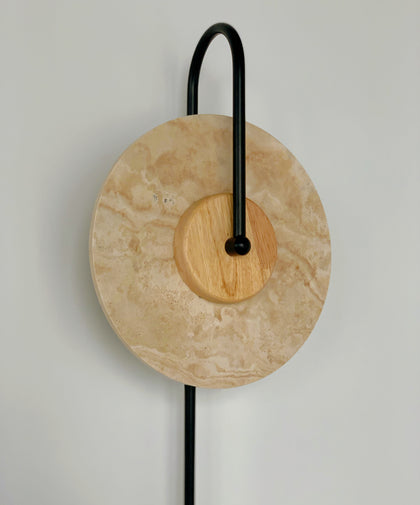 Travertine Sconces | Wall Lights For Living Room | Led Wall Lights