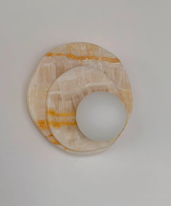 Orange Onyx Wall Sconce | Decorative Wall Light |Wall Sconces Modern