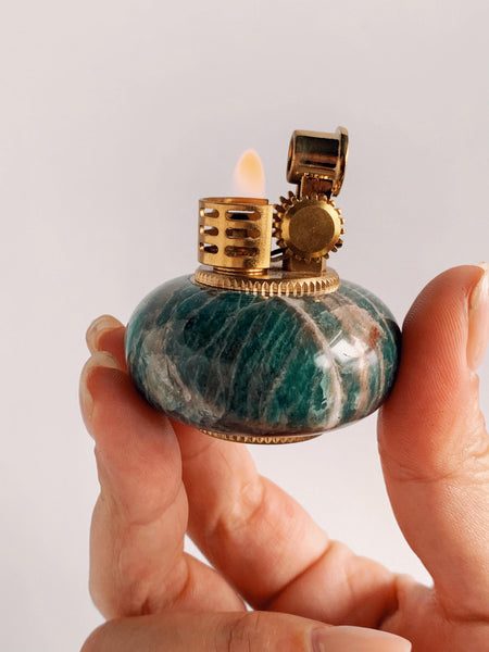 SPARK-Verder Amazonite Lighter | Special Kerosene Lighters | Perfect for Office & Gifts
