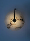 Alabaster Wall Sconce | Vintage Alabaster Lamp | Sconces For Bedroom