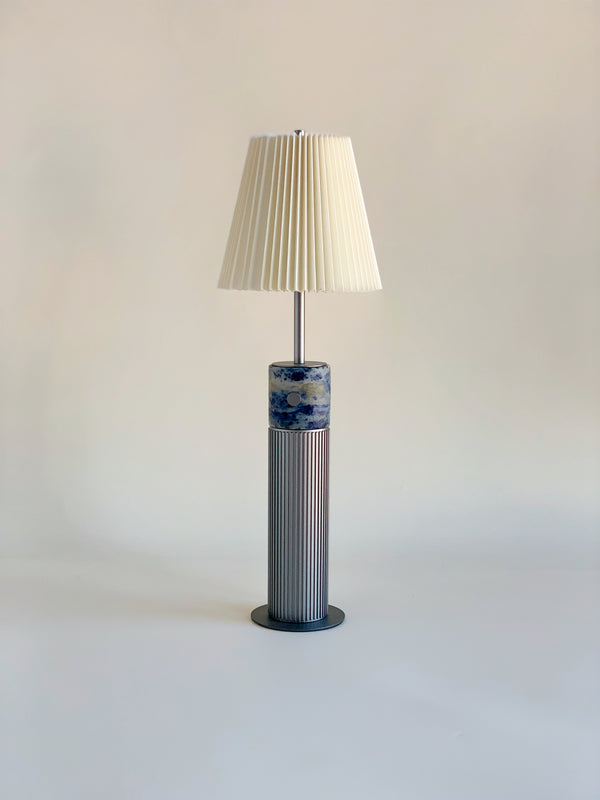 Cozy-Table Lamps For Bedroom | Marble And Brass Table Lamp | Blue Table Lamp