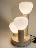 Travertine Table Lamp | Table Lights For Living Room | Bedside Lamps