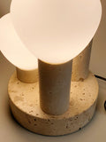 Travertine Table Lamp | Table Lights For Living Room | Bedside Lamps
