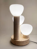 Travertine Table Lamp | Table Lights For Living Room | Bedside Lamps