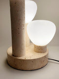 Travertine Table Lamp | Table Lights For Living Room | Bedside Lamps