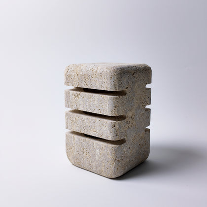 Luna-Travertine Night Light | Night Stand Lamps | Decorative Night Lights