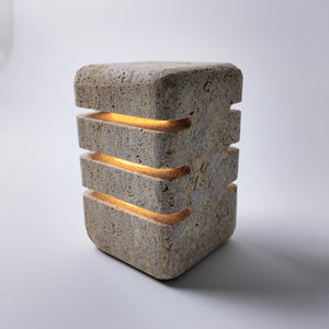 Luna-Travertine Night Light | Night Stand Lamps | Decorative Night Lights