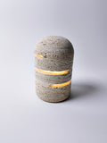 Luna-Travertine Cylindrical Night Light |Desktop Ambient Light | Ambient Lamp