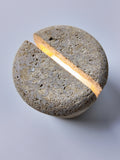Luna-Travertine Small Night Light|Desktop Ambient Light | Ambient Desk Lighting