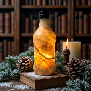 Luna-Alabaster Beer Bottle Night Light | Decorative Ambient Lamp | Night And Light
