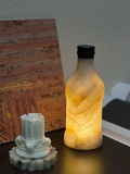 Luna-Alabaster Beer Bottle Night Light | Decorative Ambient Lamp | Night And Light