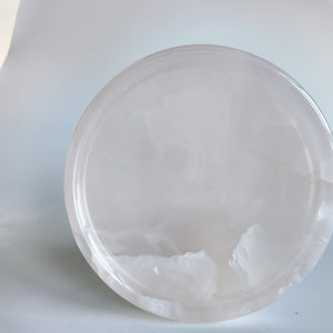 Pink Onyx Decorative Tray | Natural Stone Vanity Tray for Perfume & Jewelry