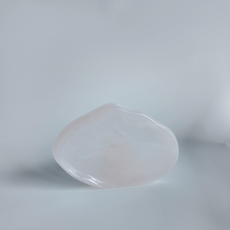 Irregular Pink Onyx Tray | Natural Stone Decorative Vanity Tray for Perfume, Jewelry & Home Decor