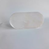 Pink Onyx Oval Vanity Tray | Natural Stone Jewelry & Perfume Tray for Dresser Decor