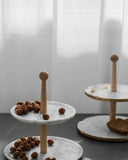 Marble Cake Stand | 2 tier marble stand | 2 tier cake stand