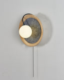 Travertine Moon Wall Lamp | Articulating Wall Sconce | Decorative Wall Light