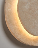 Travertine Wall Sconce | Decorative Wall Light | Indoor Wall Sconce Lighting