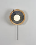 Travertine Moon Wall Lamp | Articulating Wall Sconce | Decorative Wall Light