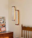 Travertine Double Sconce | Lounge Wall Lights | Indoor Wall Sconce Lighting