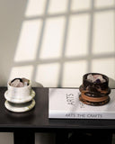 Marble Candle Holders | Candle Stand Holder | Green Forest Candle Holders