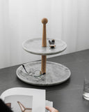 Marble Cake Stand | 2 tier marble stand | 2 tier cake stand