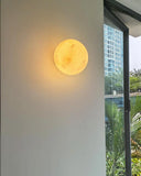 Moon Wall Lamp | Alabaster Wall Sconce | Wall Mounted Lights