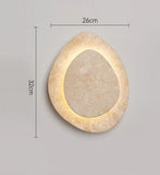 Travertine Wall Sconce | Decorative Wall Light | Indoor Wall Sconce Lighting