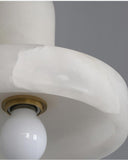 Alabaster Chandelier | Vintage Alabaster Chandelier | Hanging Lighting Fixture