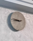 Beige Travertine Clock Wall Lamp