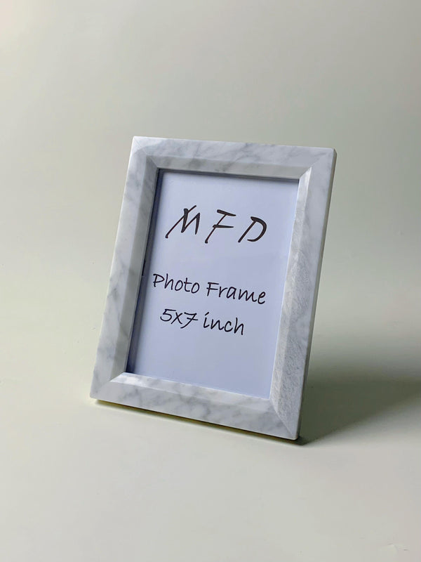 Carrara Marble Photo Frame | Wedding Photo Frame | Modern Picture Frames