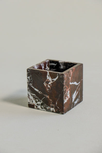 Rosso Levanto Candle Holders