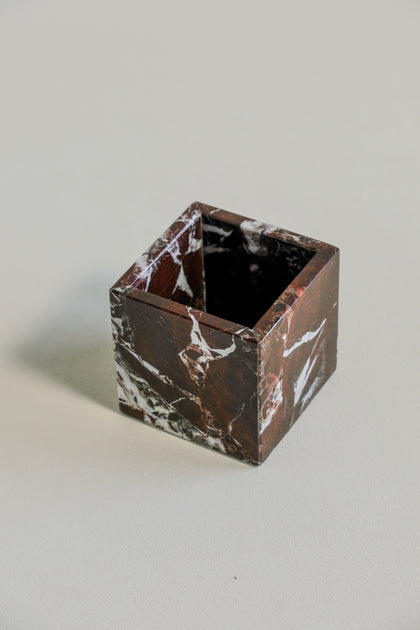 Rosso Levanto Candle Holders