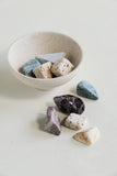 Travertine Bowl | Potpourri Bowl | White Decorative Bowl