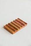 Red Travertine Soap Dish | Self Draining Soap Dish