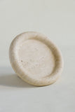 Thickened White Travertine Round Tray | Gifts For Housewarming Party