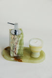 Green Onyx Bath Shower Gel Pump Bottle | Bath Accessories