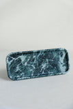 Rectangular Verde Alpi Tray | Marble Jewelry Tray Marble Bathroom Tray