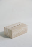 White Travertine Tissue Box | Tissue Box With Cover