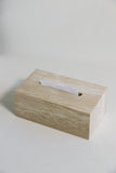 White Travertine Tissue Box | Tissue Box With Cover