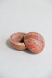 Red Travertine Sphere Incense Burner | Housewarming Gift Ideas