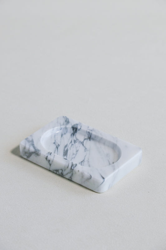 Arabescato Soap Dish | Marble Soap Tray