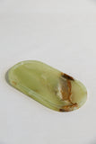 Green Onyx Oval Tray | Dresser Organizer Tray Marble Jewelry Tray