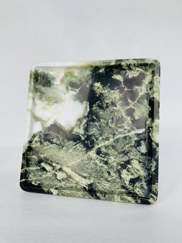 Green forest Square Tray